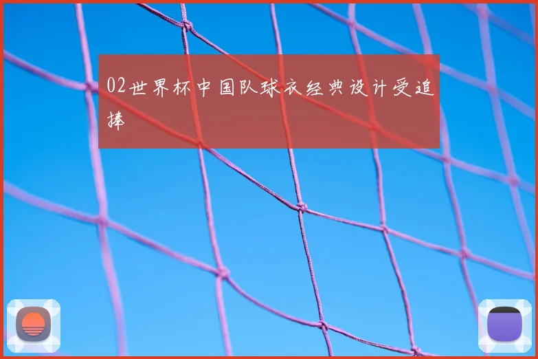 02世界杯中国队球衣经典设计受追捧