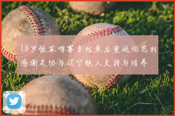 18岁张家鸣赛季结束后重返伯恩利感谢足协与辽宁铁人支持与培养