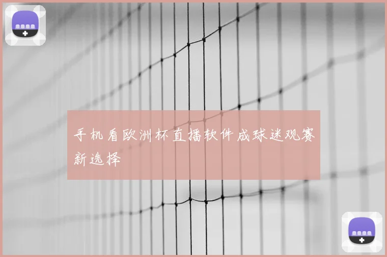 手机看欧洲杯直播软件成球迷观赛新选择